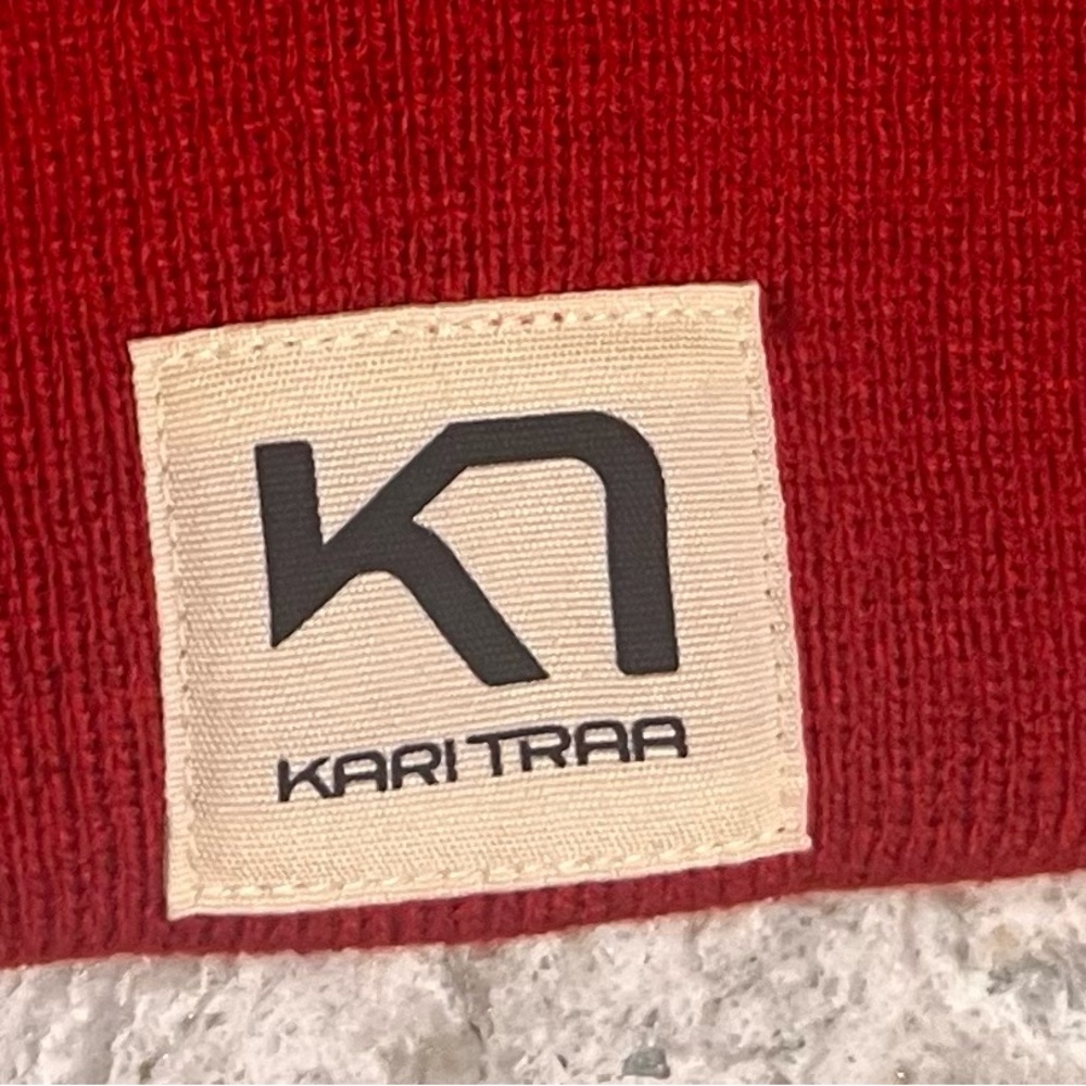 *NWOT* Kari Traa Women’s Rothe Beanie Hat in Heat Red (one size) - Picture 9 of 9